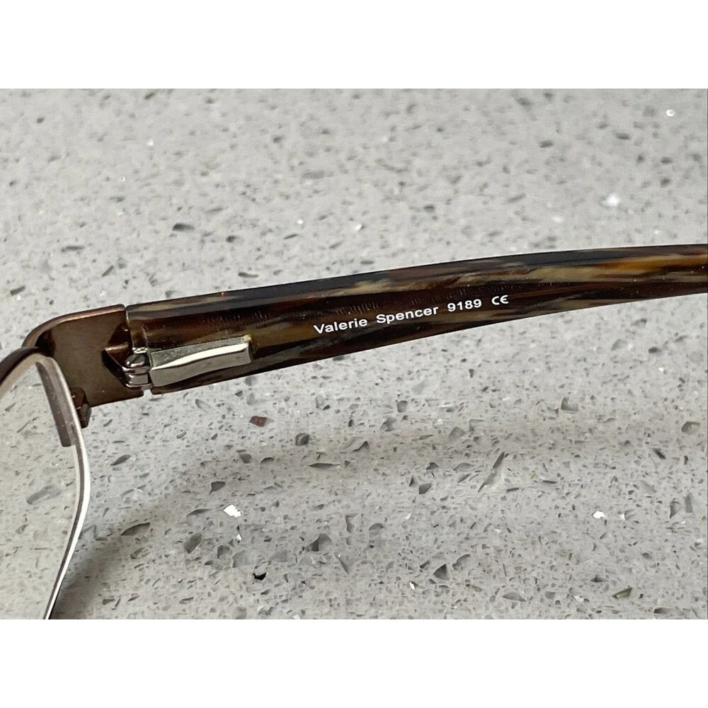 Valerie Spencer 9189 BROWN 51-17-135 Metal Full Rim Eyeglasses Frames ONLY